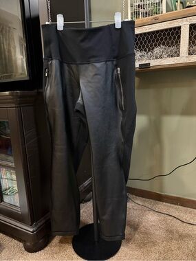 Old Navy leggings with faux leather